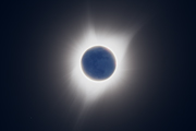 Total Solar Eclipse with Earth Shine on 8/21/2017